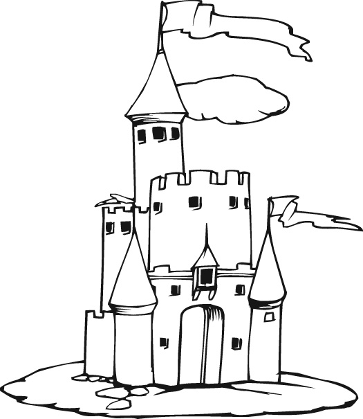 castelo para pintar