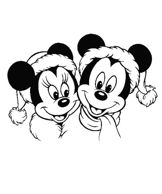 colorir mickey e minnie