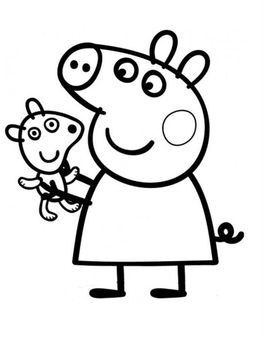 como desenhar peppa pig