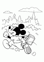 desenho do mickey baby