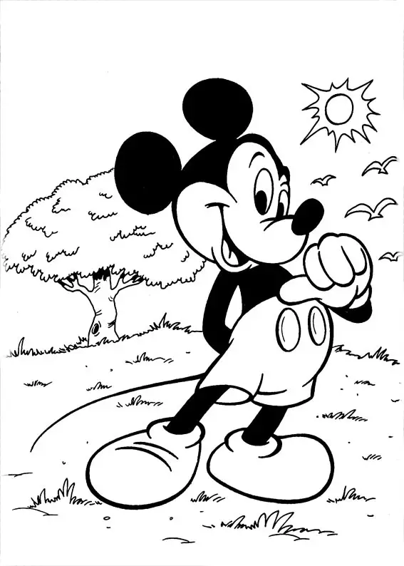 desenho infantil mickey mouse