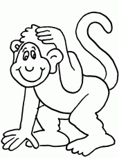 Desenho e Imagem O Menor Pet Shop Macaco para Colorir e Imprimir Grátis  para Adultos e Crianças 