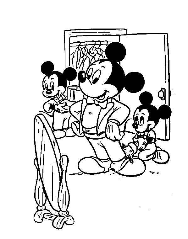 desenho mickey mouse para colorir