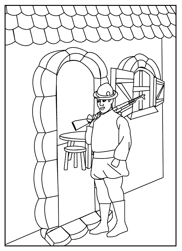 desenho para colorir da chapeuzinho vermelho