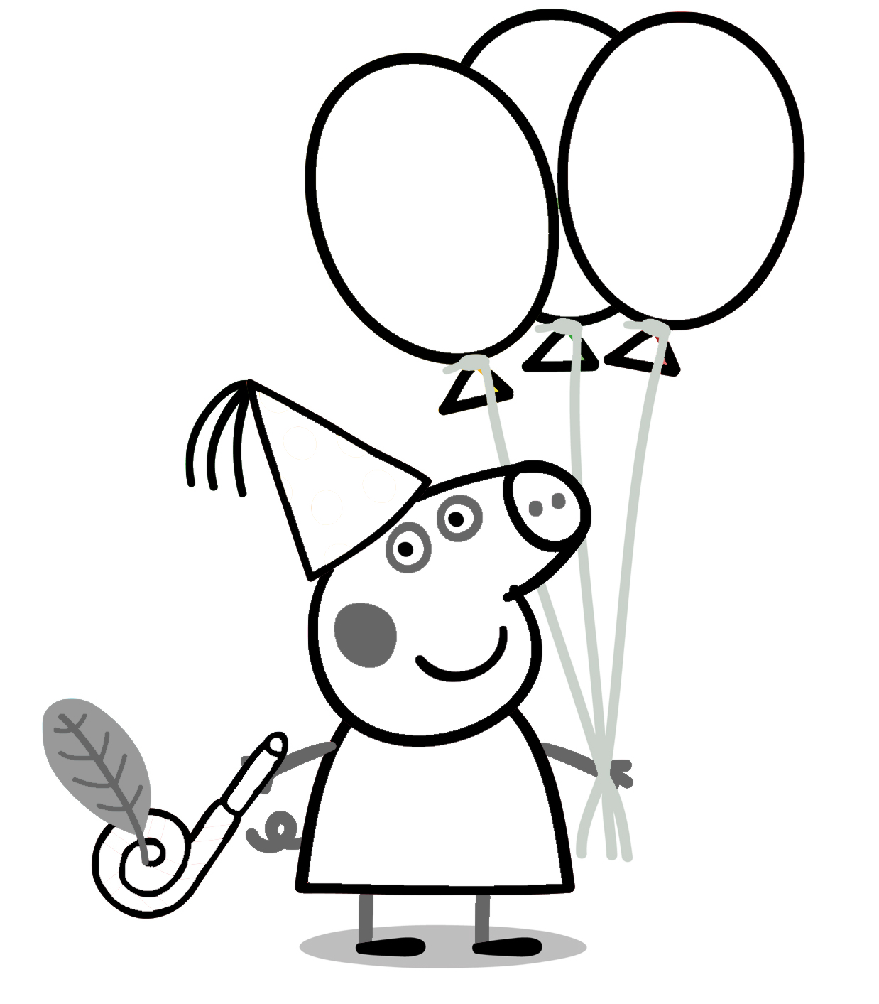 desenhos da peppa pig para colorir