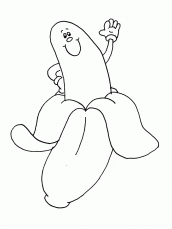 desenhos de banana para imprimir