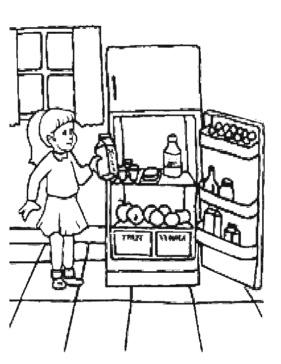 desenhos de cozinha para colorir