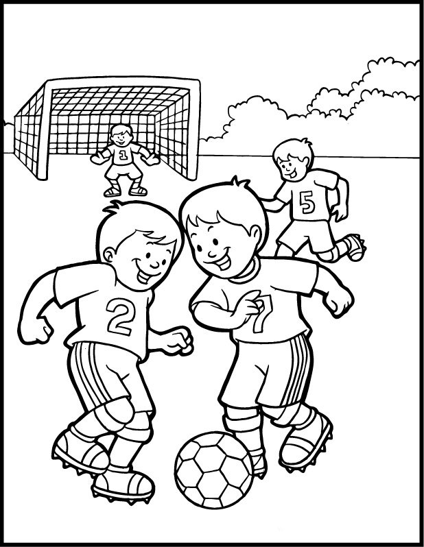 desenhos de futebol para colorir