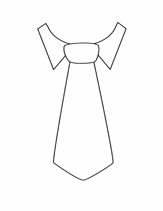 desenhos de gravatas para colorir