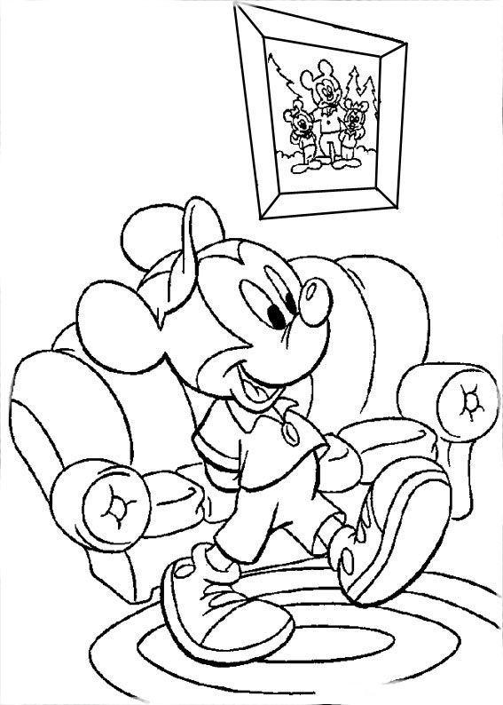 desenhos para colorir a turma do mickey