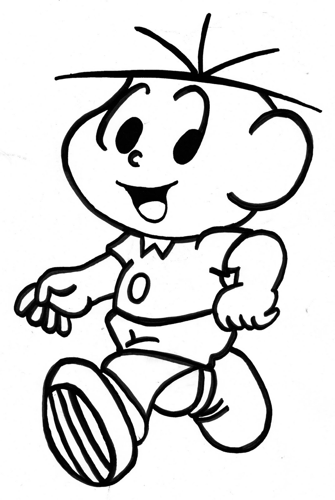 desenhos para colorir cebolinha