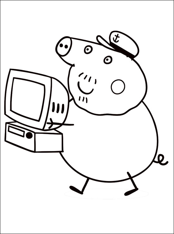 desenhos para colorir da peppa pig