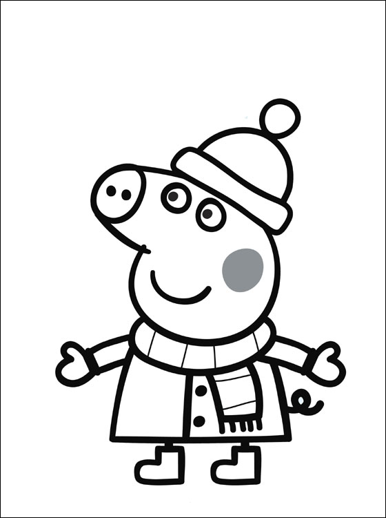 desenhos para colorir da porquinha peppa