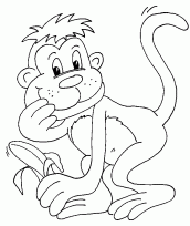 Desenho Para Colorir macaco - Imagens Grátis Para Imprimir - img 17524