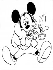 desenhos para imprimir turma do mickey