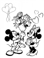 desenhos para pintar turma do mickey