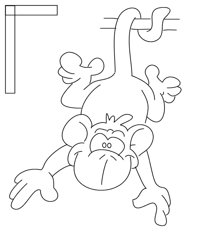 figuras de macaco para colorir