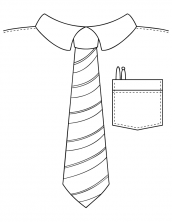 gravata para pintar