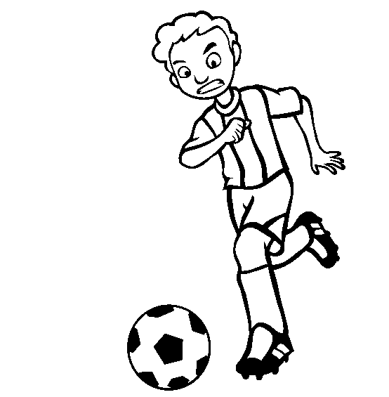 imagens de futebol para colorir