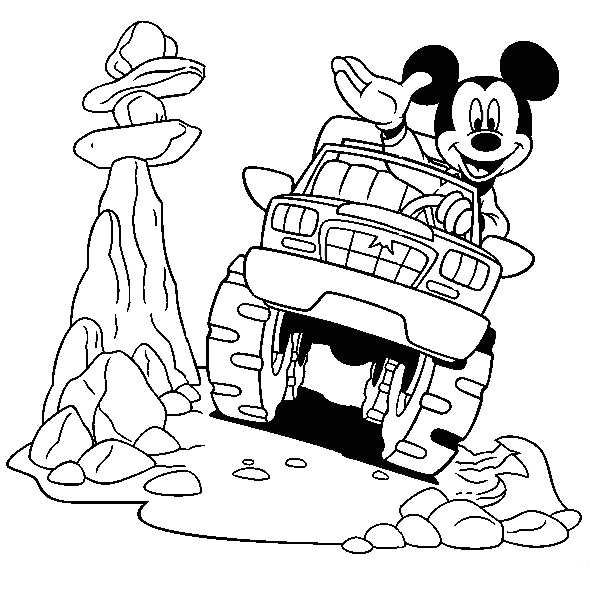 imprimir desenhos do mickey