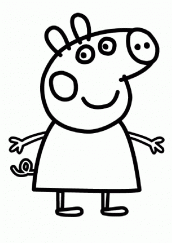 peppa pig colorir