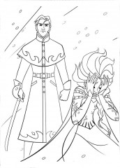 as aventuras de frozen para colorir