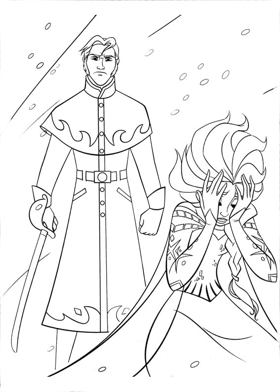 as aventuras de frozen para colorir