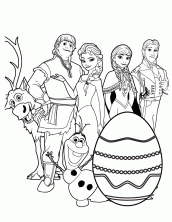 desenho para colorir frozen