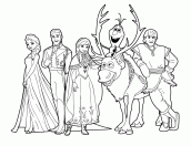 desenhos do frozen para colorir