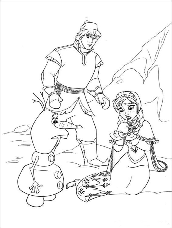 desenhos frozen para imprimir