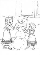 desenhos para colorir e imprimir do frozen