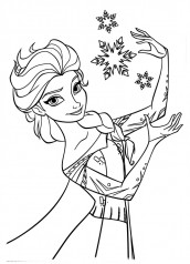 frozen para colorir e imprimir