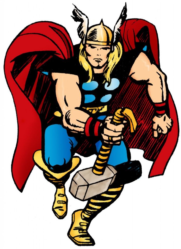 Thor para colorir