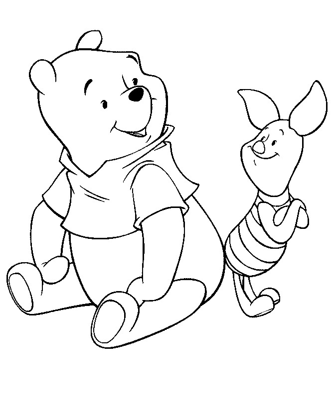 colorir e imprimir pooh