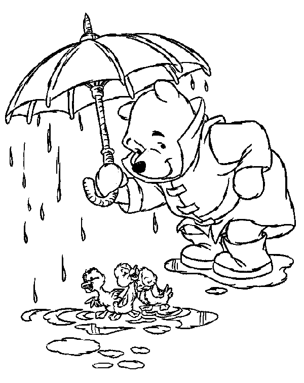 desenho do pooh para colorir