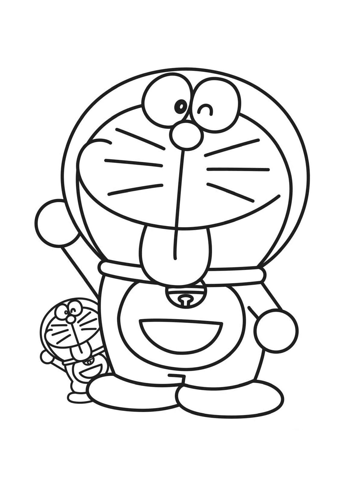 desenho doraemon para colorir