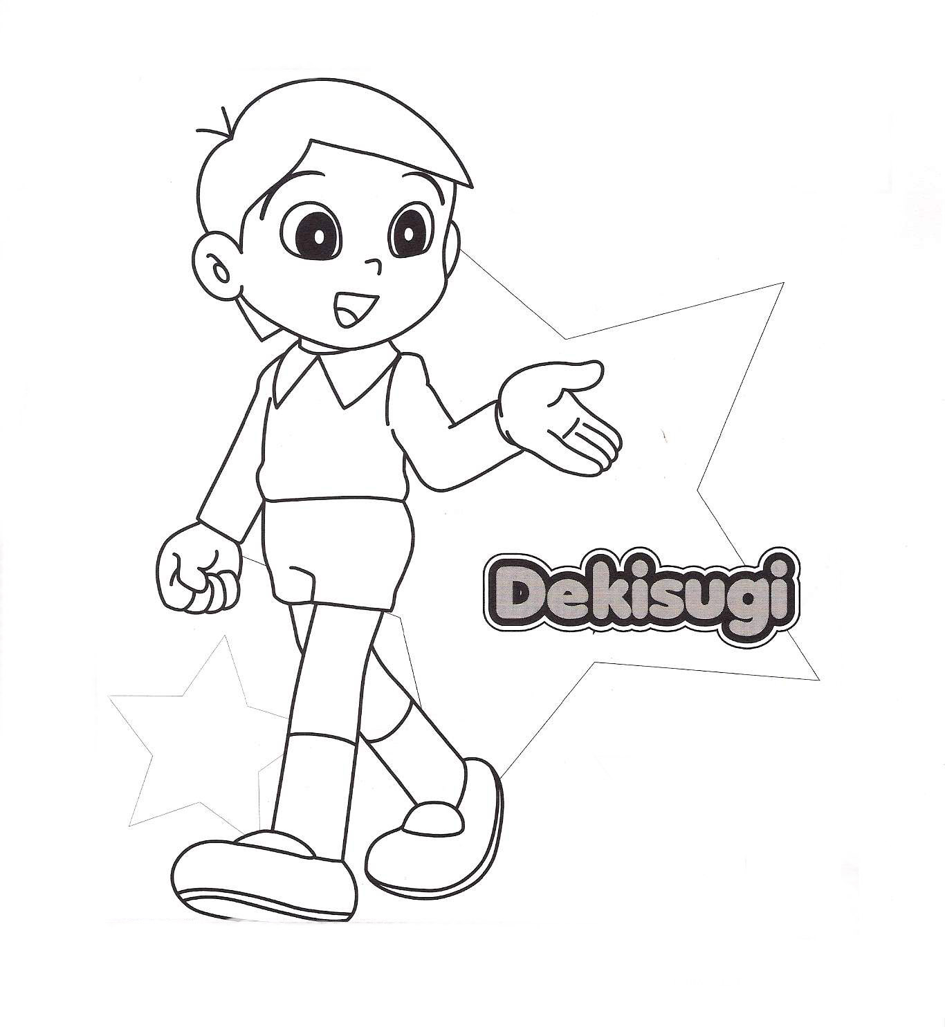 desenho para colorir do doraemon