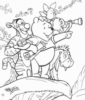 desenho para colorir do pooh
