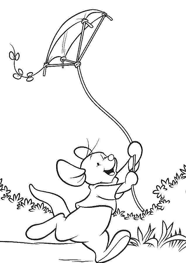 desenho para colorir do pooh