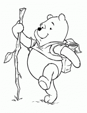 desenho para colorir do ursinho winnie the pooh