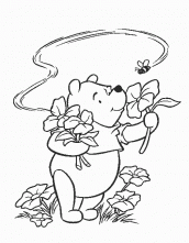 desenho para colorir pooh