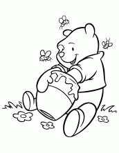 desenhos do pooh para pintar e imprimir