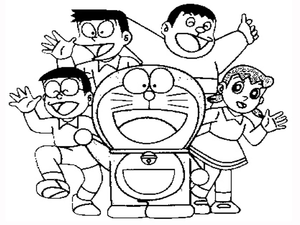 desenhos para colorir doraemon