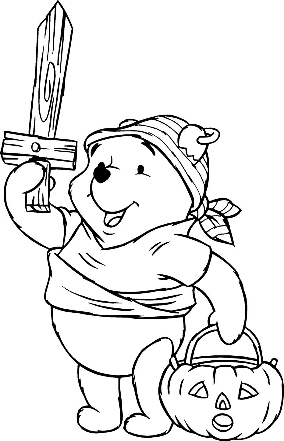 desenhos para colorir ursinho pooh