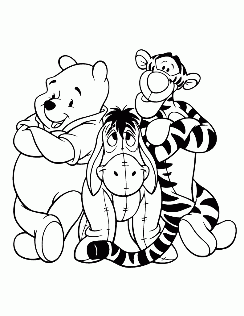 desenhos para imprimir do pooh