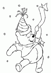 desenhos pooh para colorir