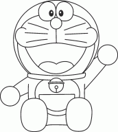 doraemon para colorir