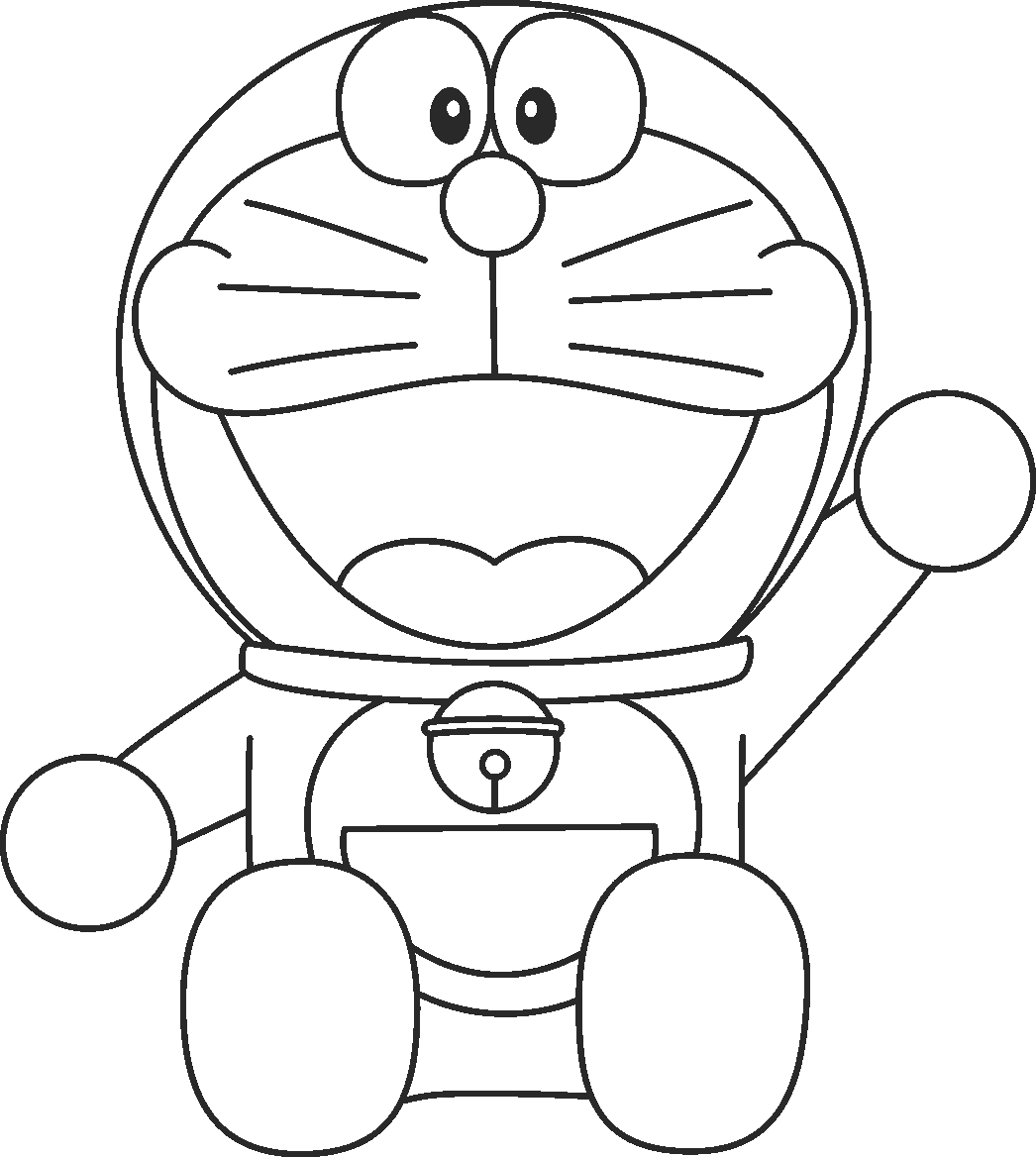 doraemon para colorir