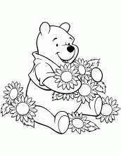 imagens do pooh para colorir