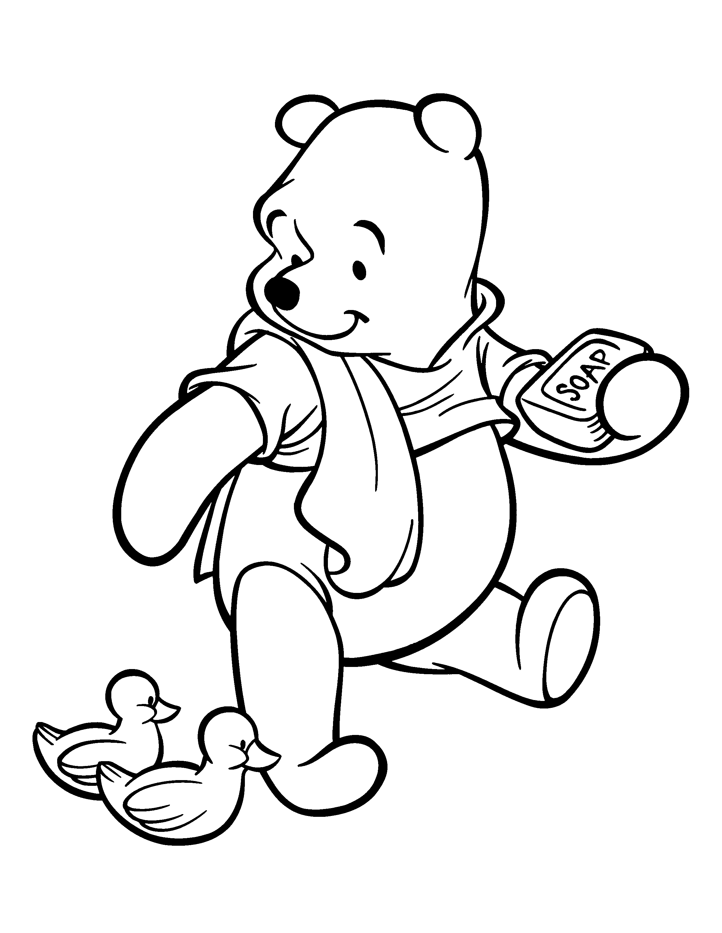 imagens do winnie the pooh para colorir